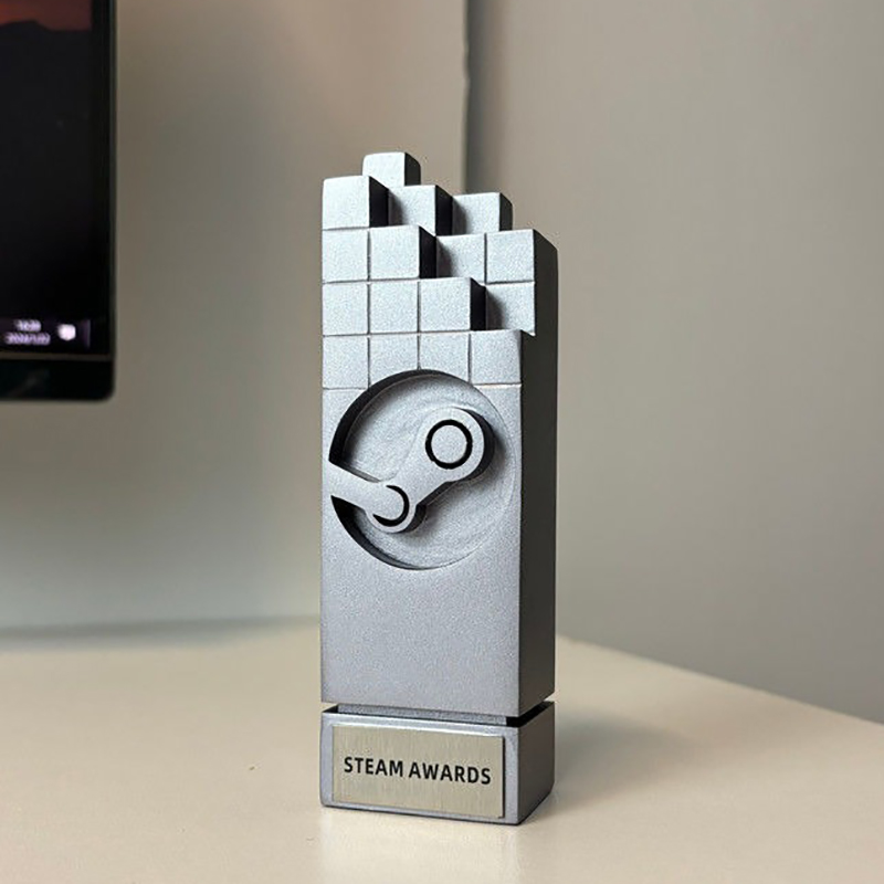 Esports Gaming Trophy - Cyberpunk furinesのモダンなスチームゲーム,賞式,コンピューター,デスクトップ装飾,クリエイティブな3Dプリント,ミニチュアオーナメント,ギフト
