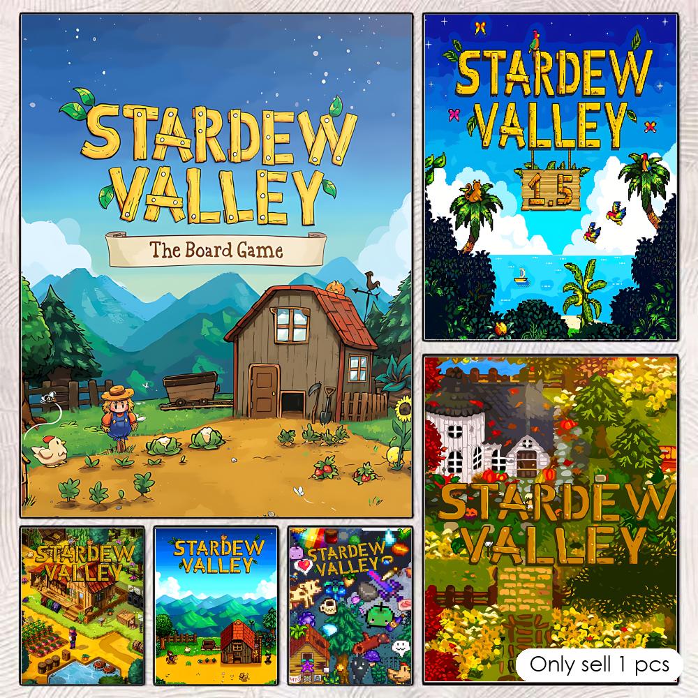 Esports And Gaming Lounge - S-Stardew V-ValleyS ポスター HD 壁装飾 しわ防止