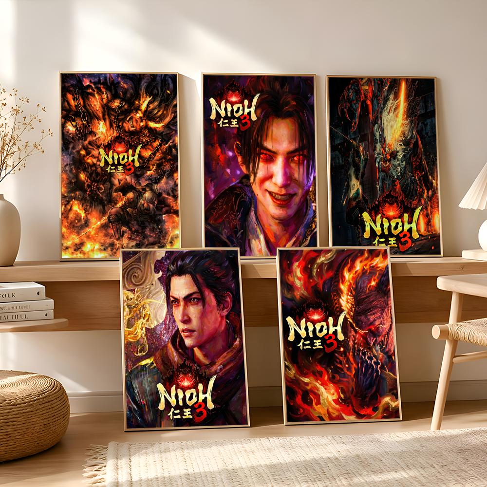 アクションゲーム N-NiohS ポスター ウォールアート  - Esports And Gaming Lounge のレビューと価格