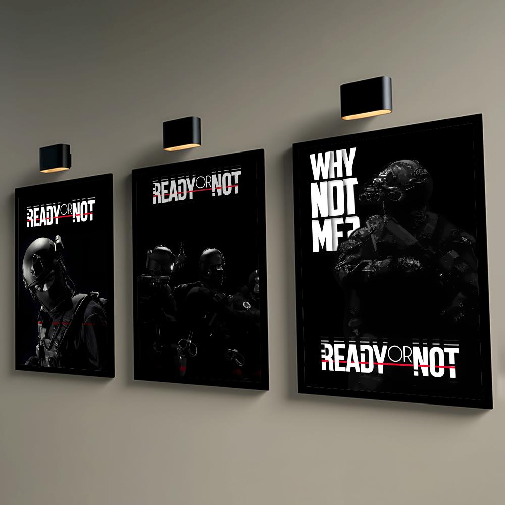 R-Ready or N-NotS ポスター HD 壁装飾  - Esports And Gaming Lounge のレビューと価格