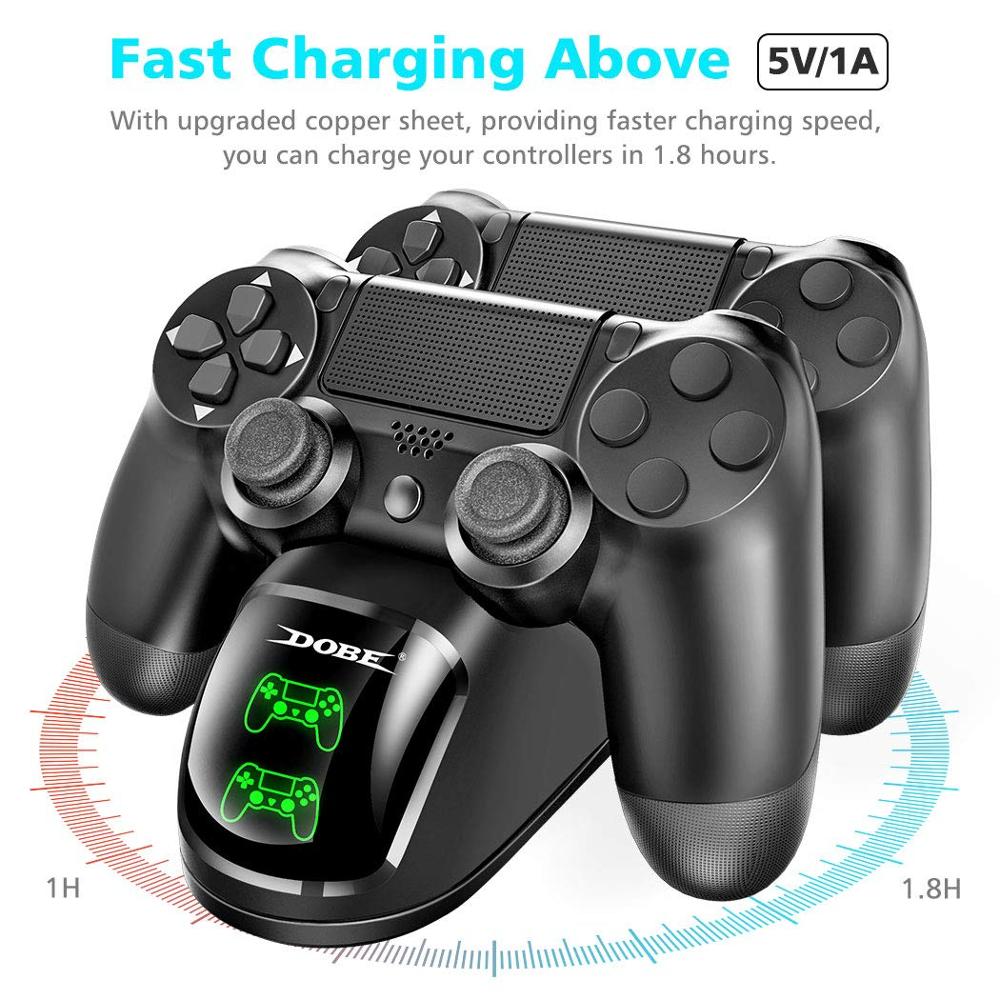 デュアル USB ハンドル高速充電ドックステーションスタンド - Esports Gaming Station のレビューと価格
