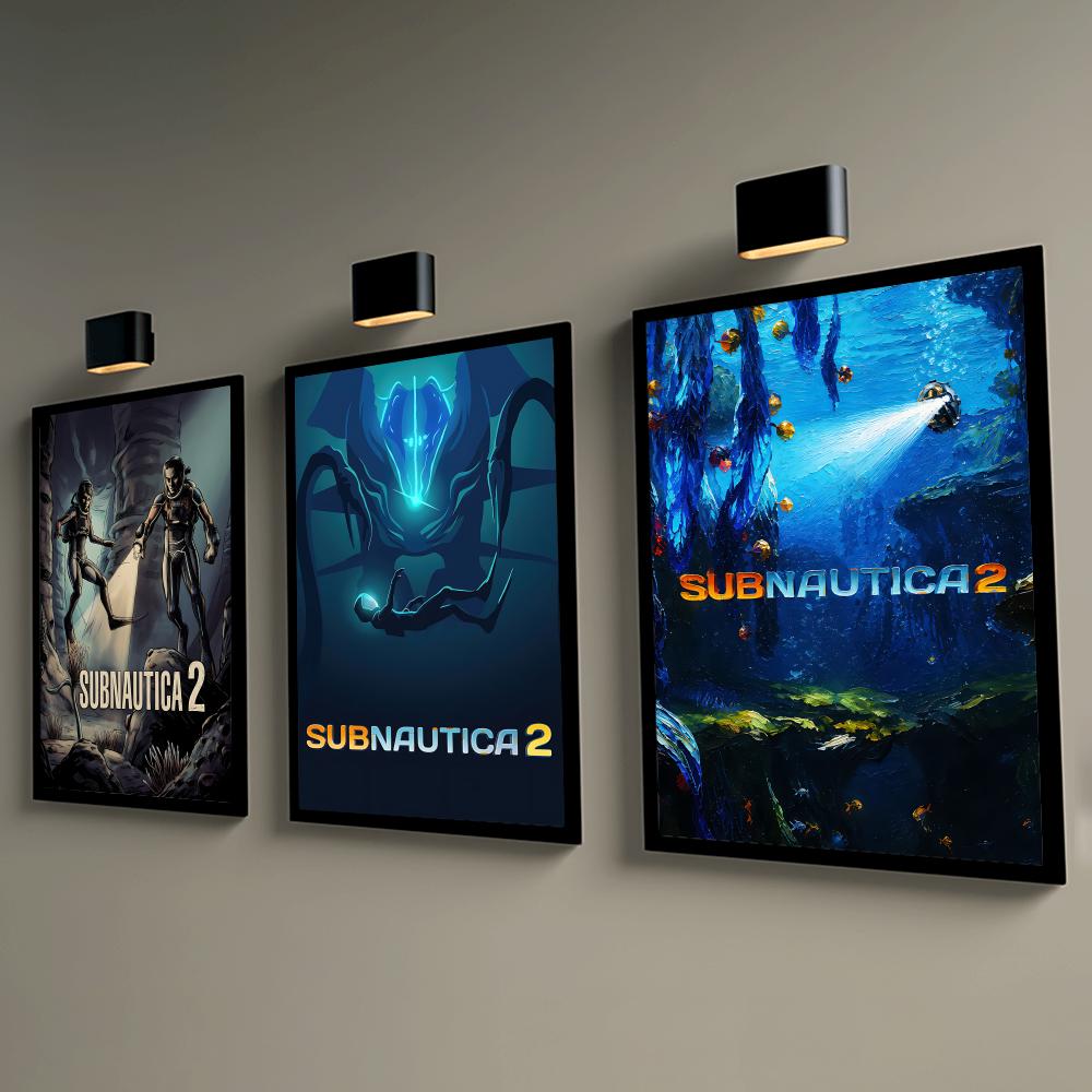 S-SubnauticaS 2 ポスター HD 壁装飾 しわ - Esports And Gaming Lounge のレビューと価格