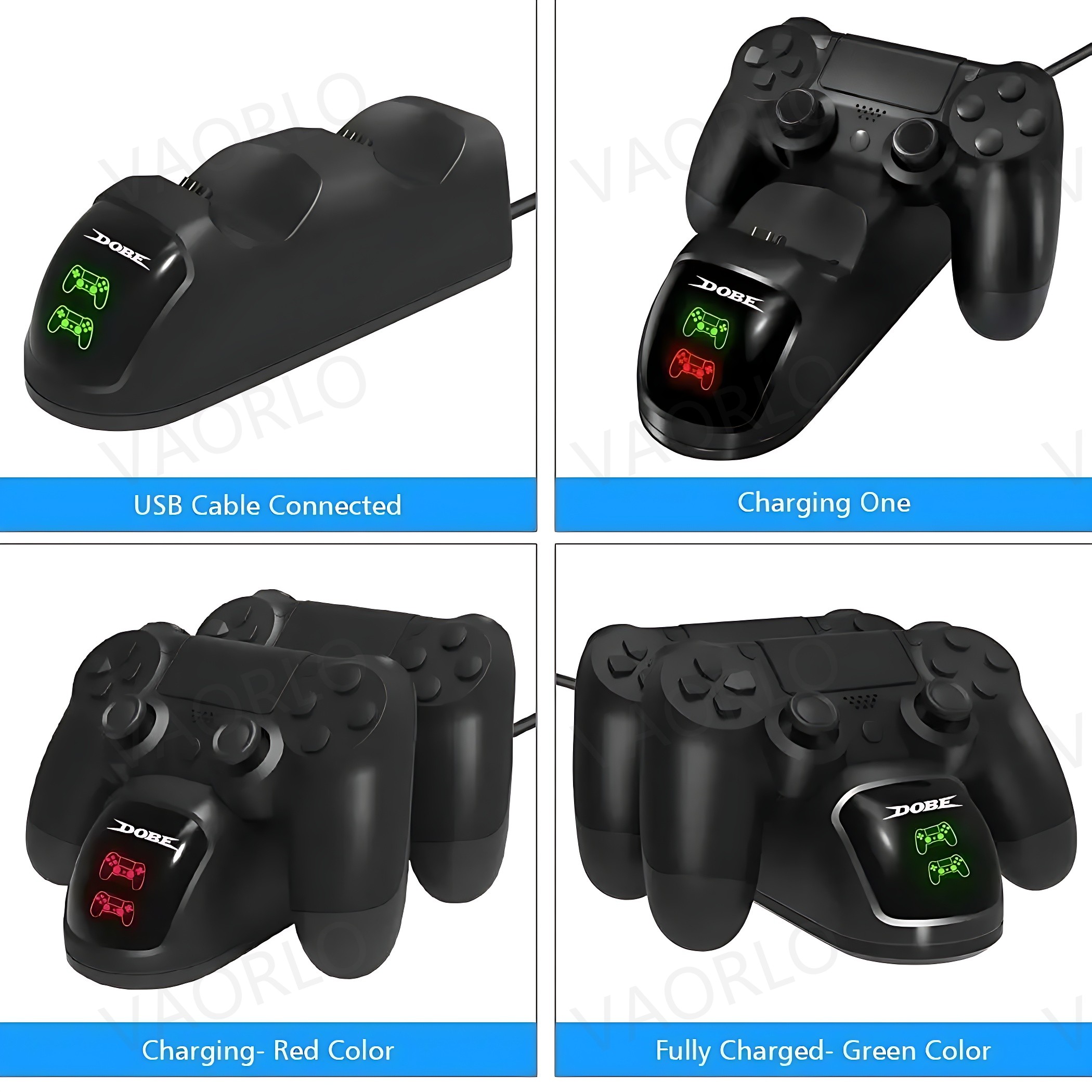 新しいPS4充電ステーション ワイヤレス急速充電器 ゲームコ - Esports Gaming Station のレビューと価格