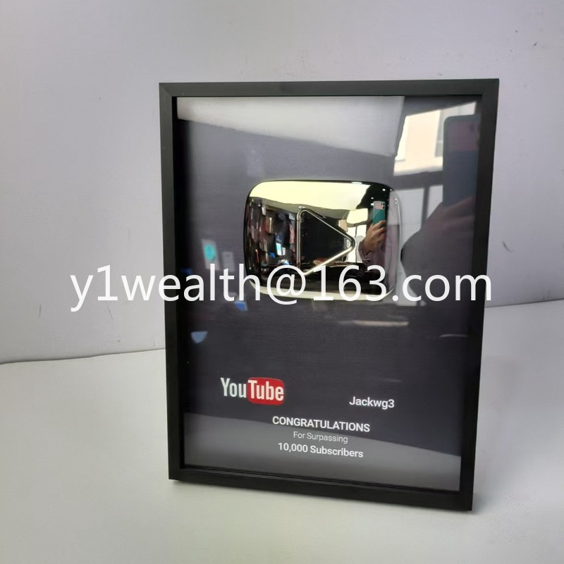 YouTube＆Bilibiliプレイボタンロゴ賞用カスタム - Esports Gaming Trophy のレビューと価格