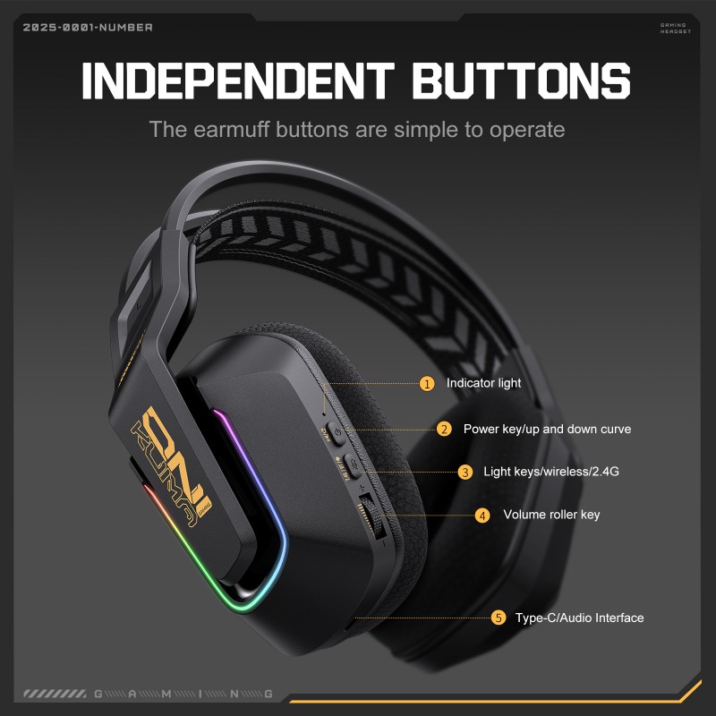 ONIKUMA GT828 ゲーミングヘッドセット 4 モー - Esports Gaming Gear のレビューと価格