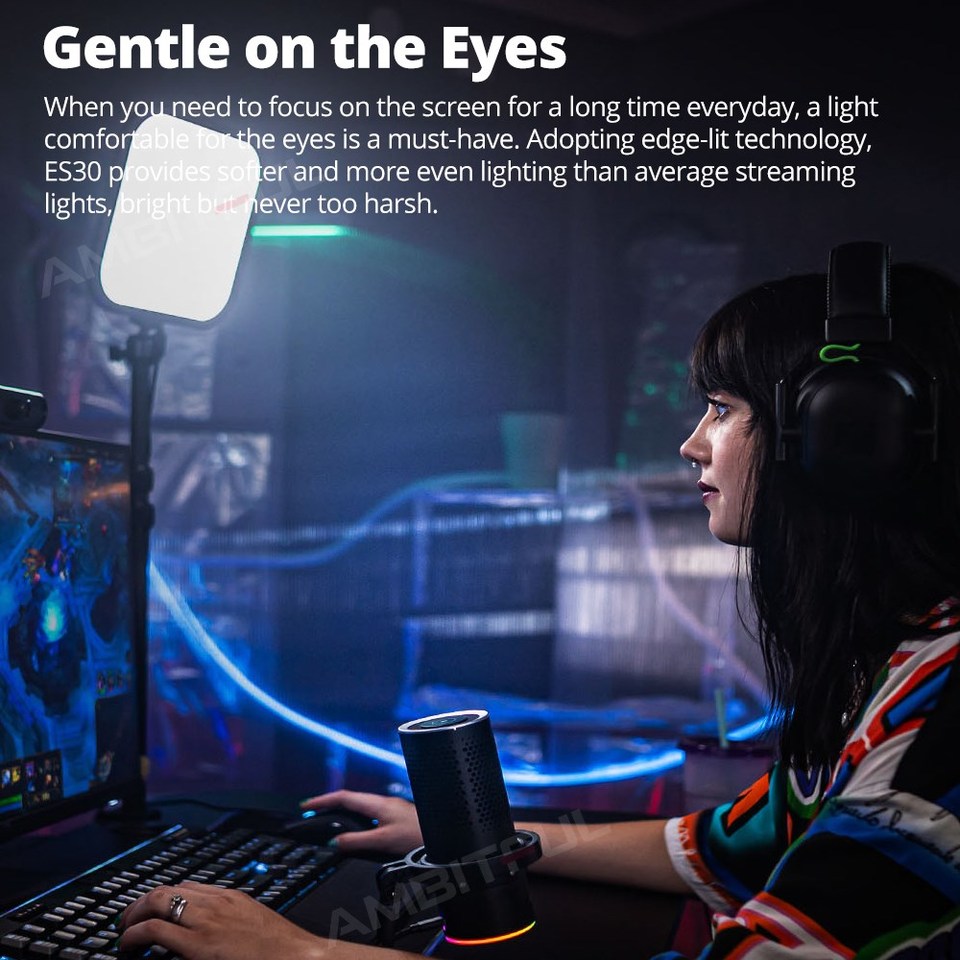 ゴドックス LEDゲーミングライト ES30 EスポーツLE - Esports Gaming Photo のレビューと価格