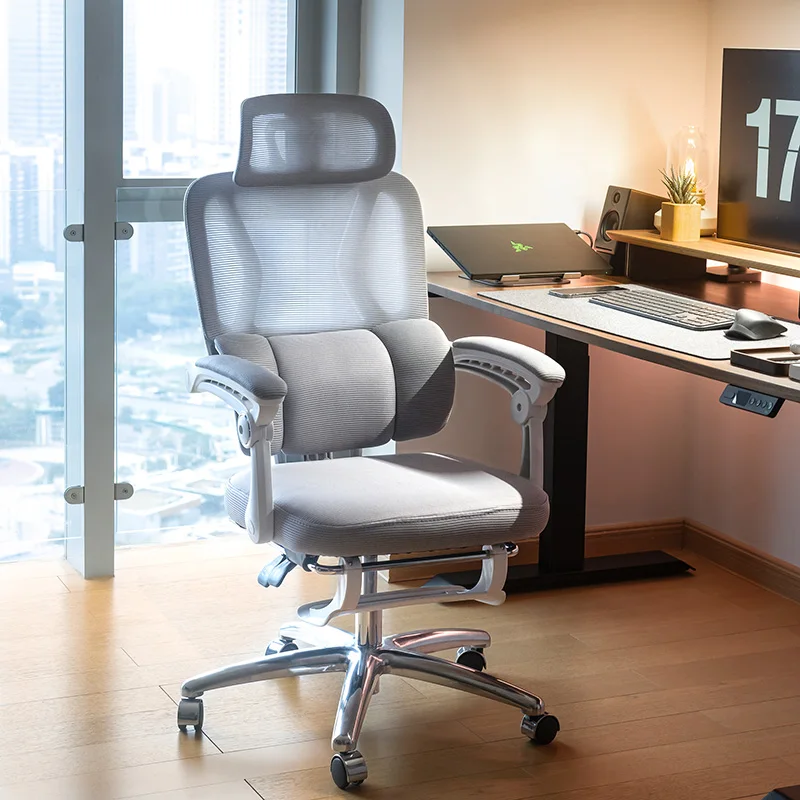 人間工学に基づいたラウンジメッシュオフィスチェアロッキングe - Esports And Gaming Lounge のレビューと価格