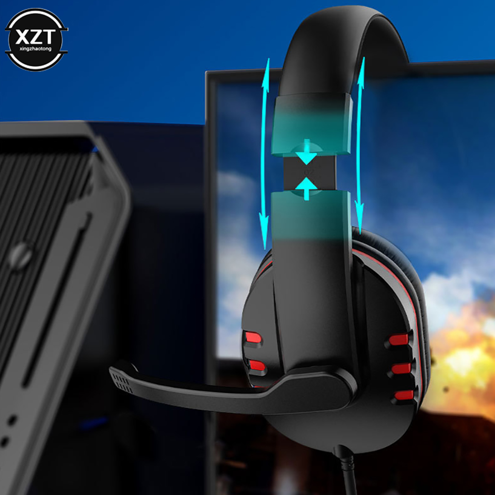 有線ゲーミングヘッドフォンゲーマーヘッドセットとpcのコンピ - Esports Gaming Station のレビューと価格